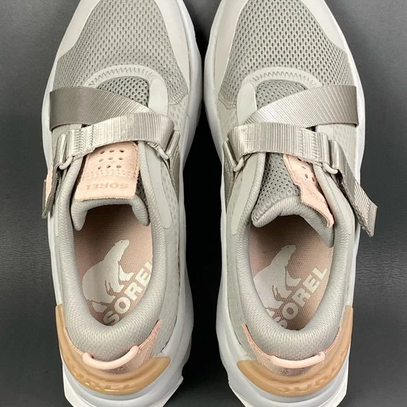 SOREL Womens Kinetic Grey sneaker shoes size 10 - Picture 6 of 8